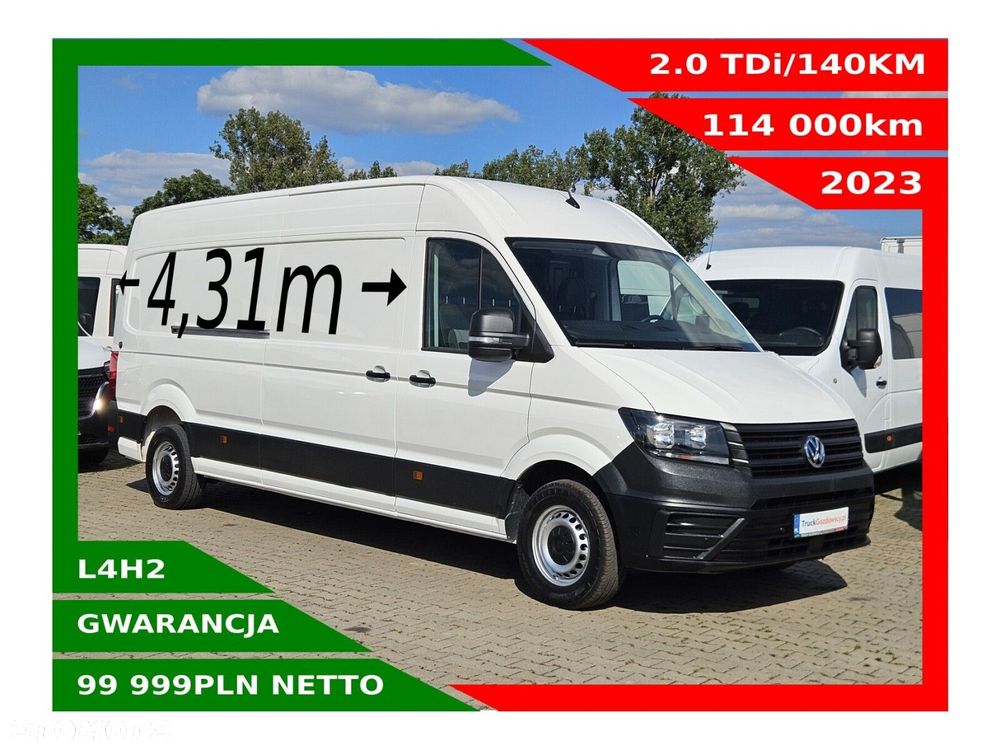 Volkswagen Crafter L4H2 *99999zł NETTO* 2.0TDi/140KM