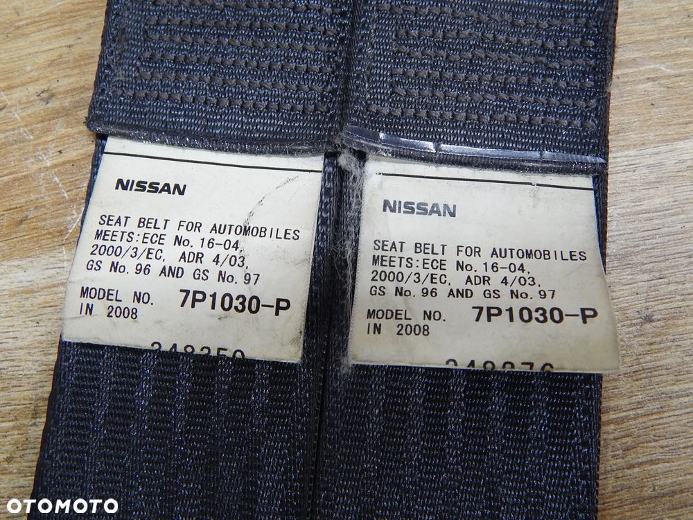 Pas bezpieczeństwa przód przedni Nissan Navara D40 pathfinder R51 05-14 Łuków części - 5