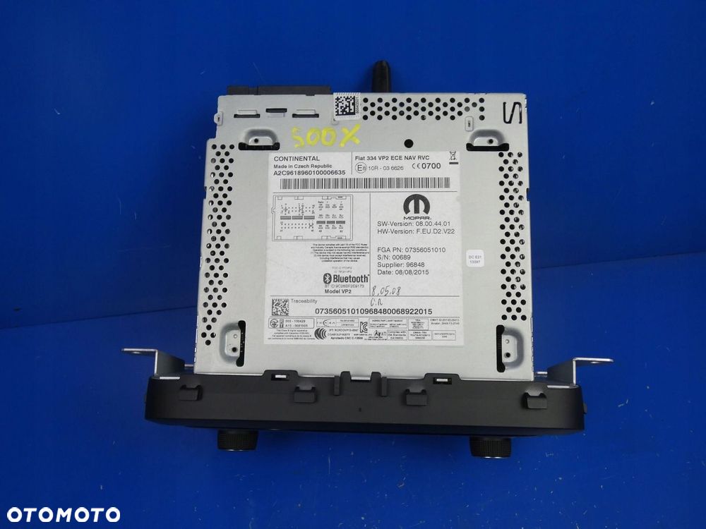 FIAT 500X 500 X RADIO FABRYCZNE NAWIGACJA MONITOR - 2