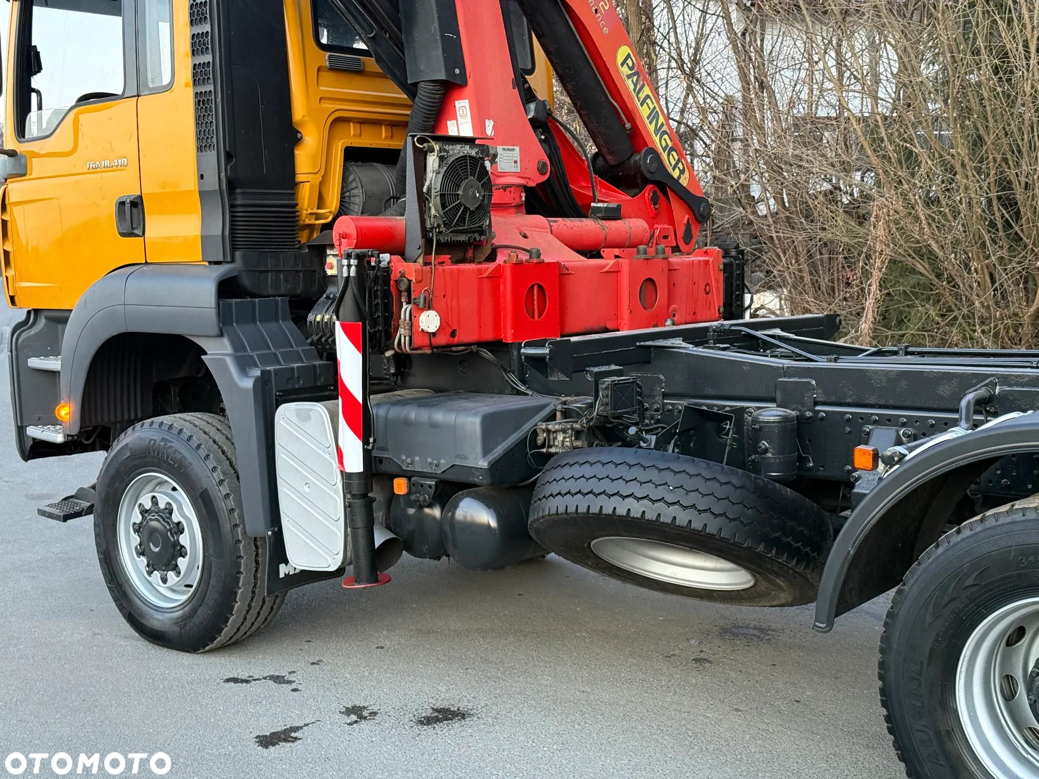 MAN * MAN TGA 18-410 * KIPER WYWROTKA * 4x4 * HDS Palfinger PK16500* Sprowadzony* Bardzo Dobry Stan * - 32
