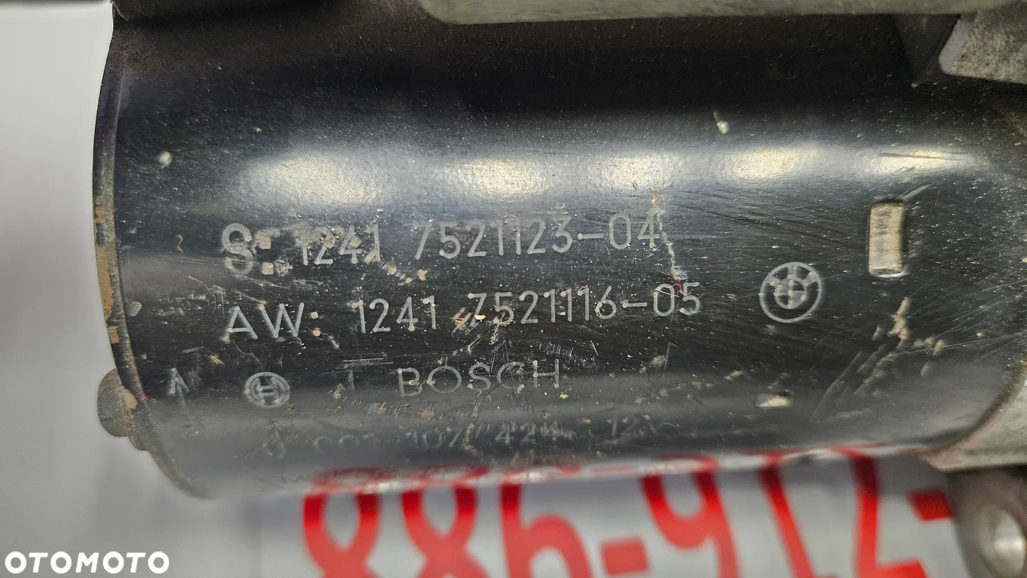 BMW 5 E60 E61 2.5i 3.0i  Rozrusznik 7521123  BOSCH 0001107424 - 2