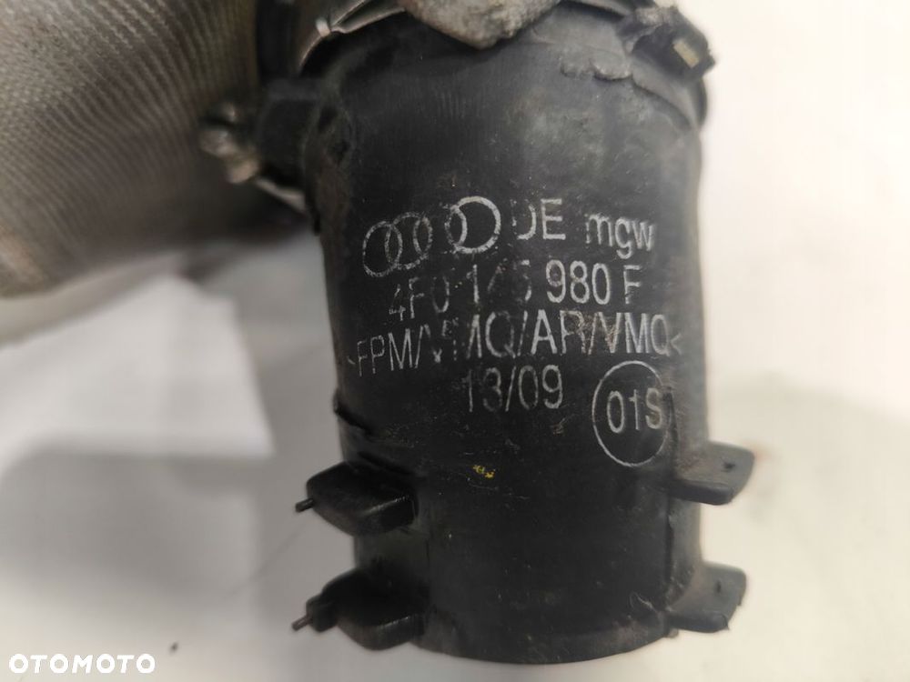 RURA WĄŻ INTERCOOLERA AUDI A6 C6 4F0145980F ORYGINAŁ ! - 5