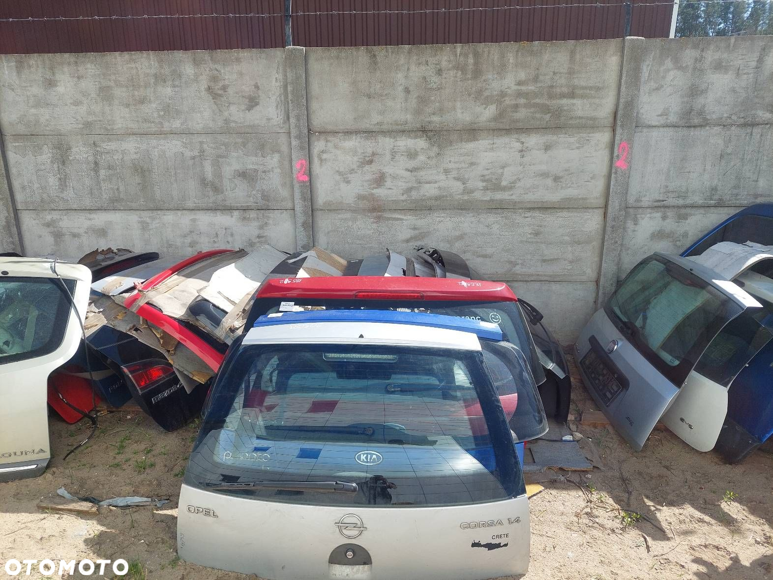 KOMPLETNY TYŁ KLAPA BAGAŻNIKA ZDERZAK TYŁ LAMPY OPEL CORSA C 5D Z157 - 13
