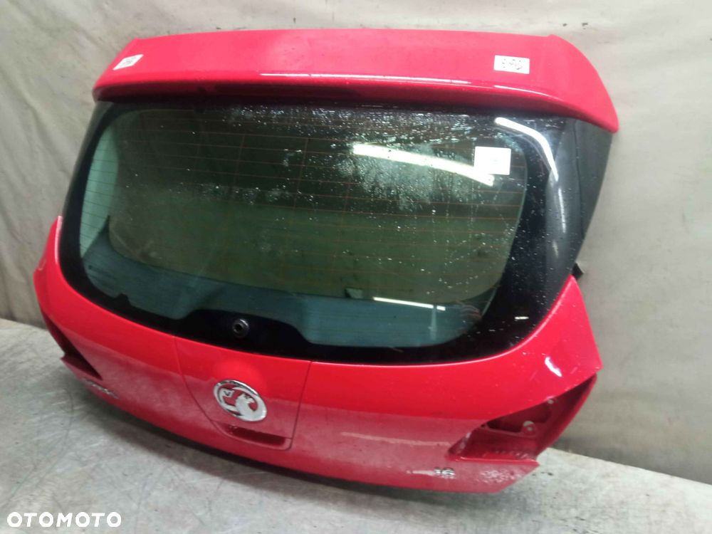 ! KLAPA TYŁ TYLNA BAGAŻNIKA OPEL ASTRA J IV 4 Z50B CZERWONY - 2