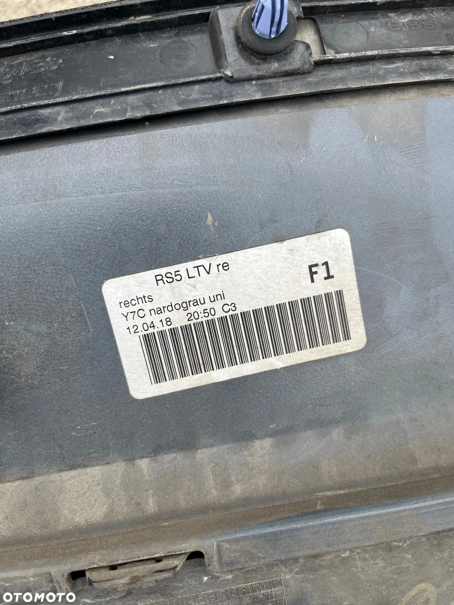LISTWA PROGOWA LEWA PRAWA  PROGI RS5 COUPE 8W6853855B  8W6853856B - 13