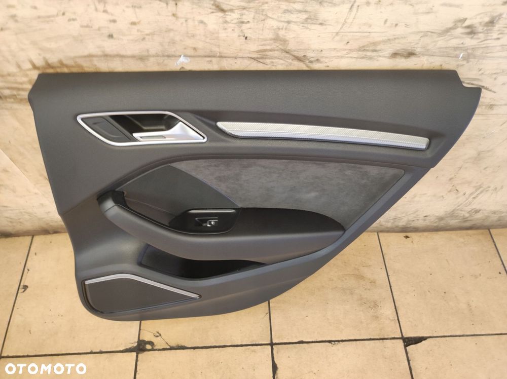 boczek tapicerka drzwi prawy tył audi a3 rs3 8v hb 5d alcantara - 2