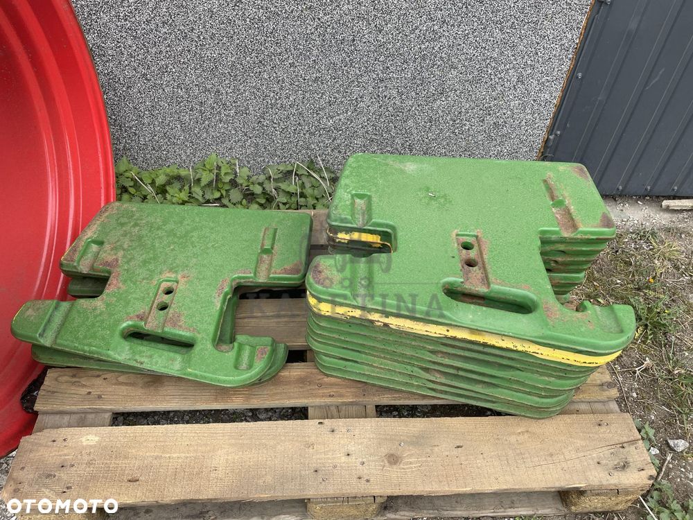 John Deere - obciążniki walizkowe 50kg