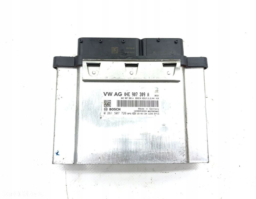 KOMPUTER SILNIKA STEROWNIK VW GOLF VI 1.2 TSI 04E907309A 0261S07309A - 2