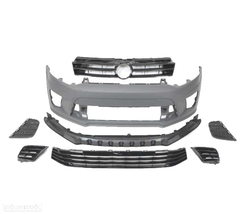 PARA-CHOQUES DIANTEIRO VOLKSWAGEN VW POLO 09-17 LOOK WRC - 2