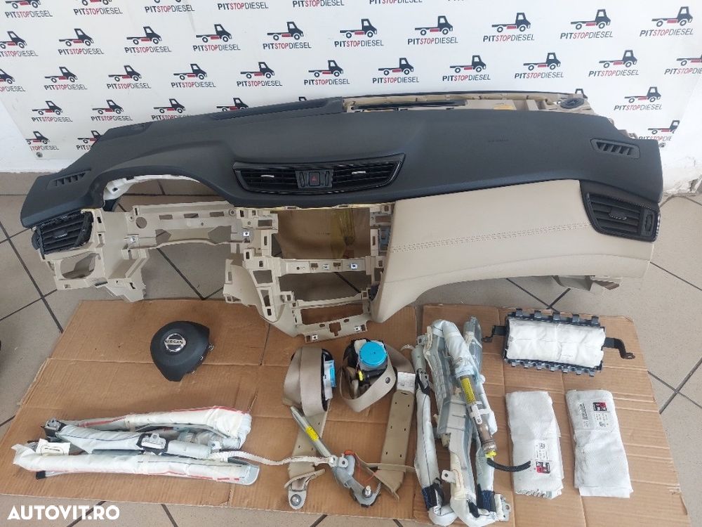 Kit airbag Nissan X-Trail T32 facelift 2017 2018 2019 2020 - 4