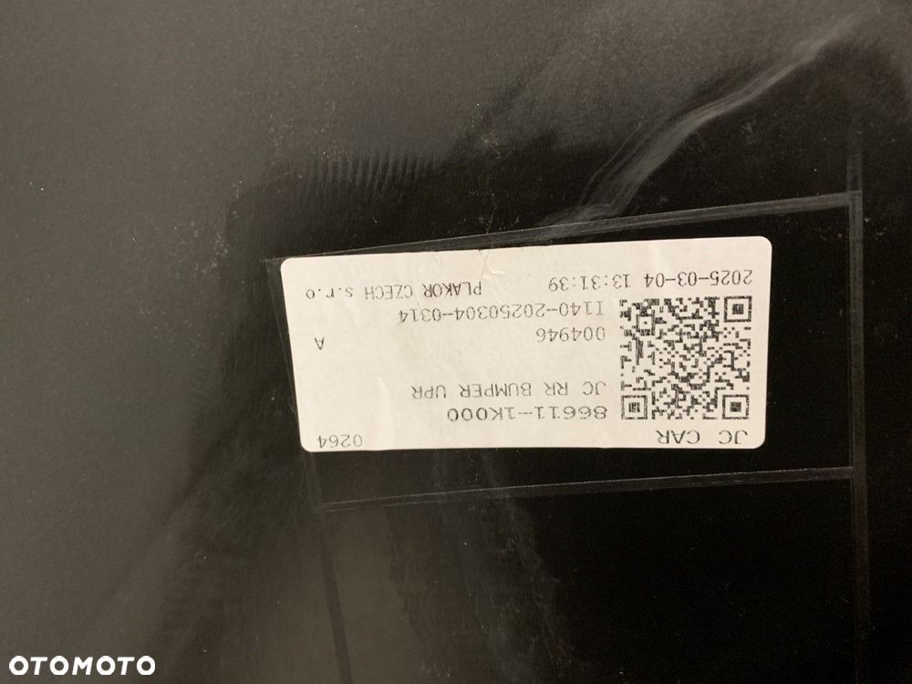 NOWY ORYGINALNY ZDERZAK TYLNY TYL HYUNDAI IX20 IX 20 BEZ PDC 10-15 86611-1K000 - 10