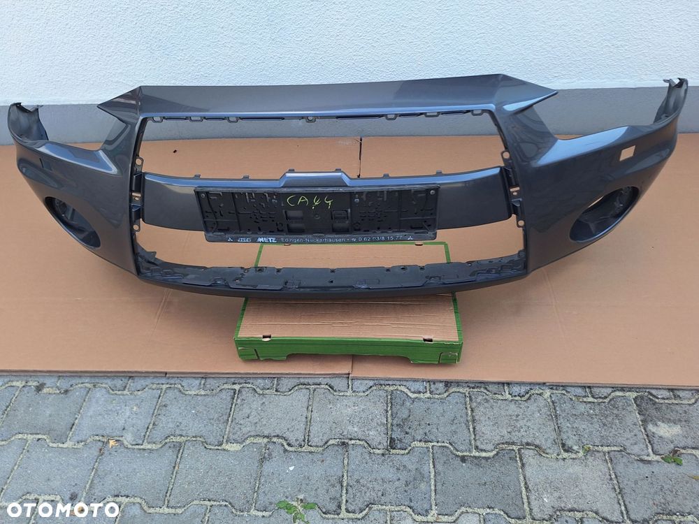 MITSUBISHI OUTLANDER II LIFT 10-12 CAŁY-NIE KLEJONY ZDERZAK PRZÓD PRZEDNI ORYGINAŁ 6400C433 WYSYŁKA 24H - 1