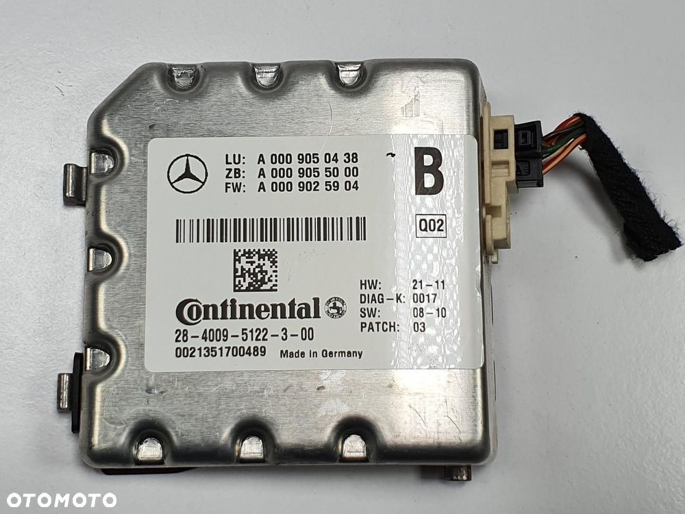 KAMERA SZYBY CZOŁOWEJ MERCEDES W204 A0009050438 - 2