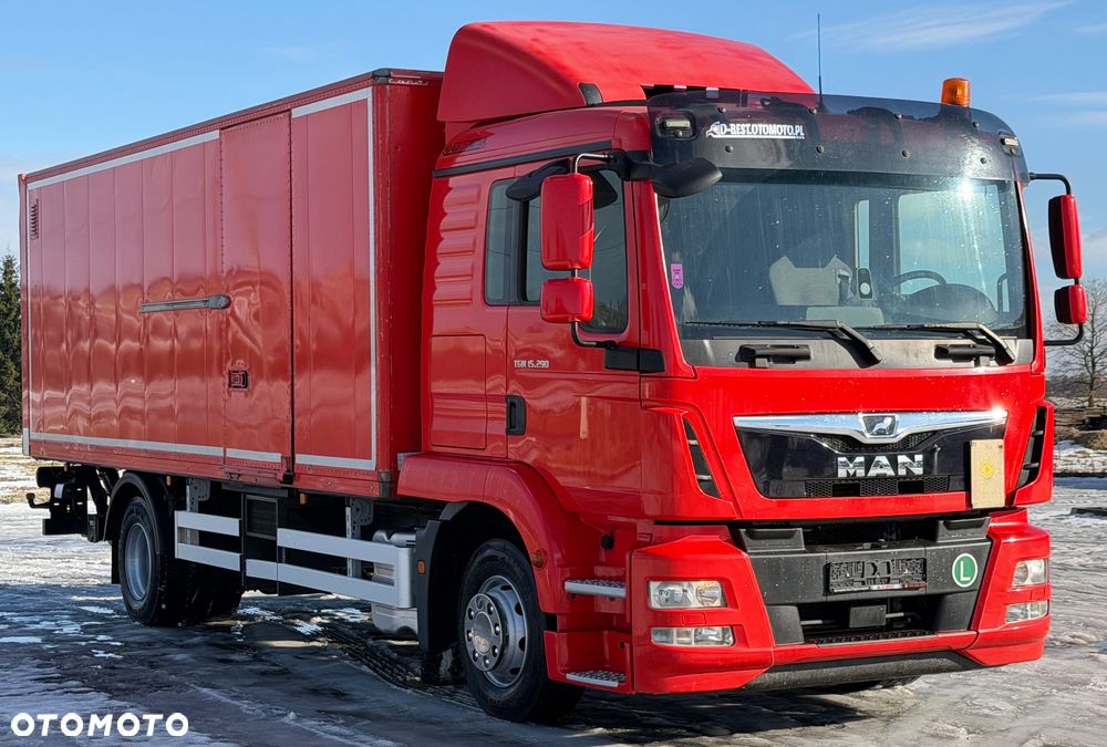 MAN TGM 15.290 / KONTENER / WINDA / AUTOMAT / SYPIALKA / 16 EUROPALET / 7 700 KG ŁADOWNOŚCI / 2017 ROK - 2