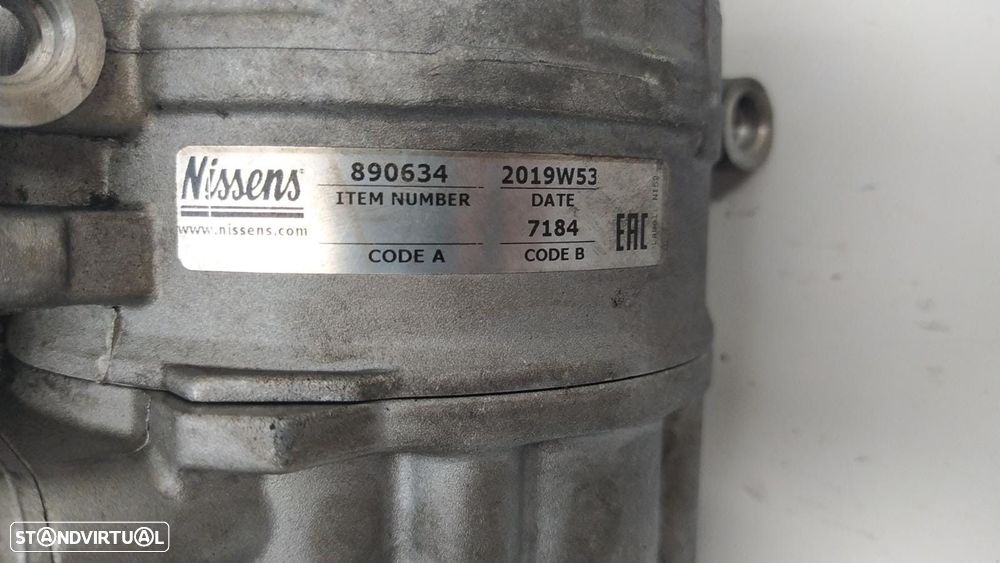 COMPRESSOR AR CONDICIONADO MERCEDES-BENZ CLASSE C T-MODEL 2012 - 2