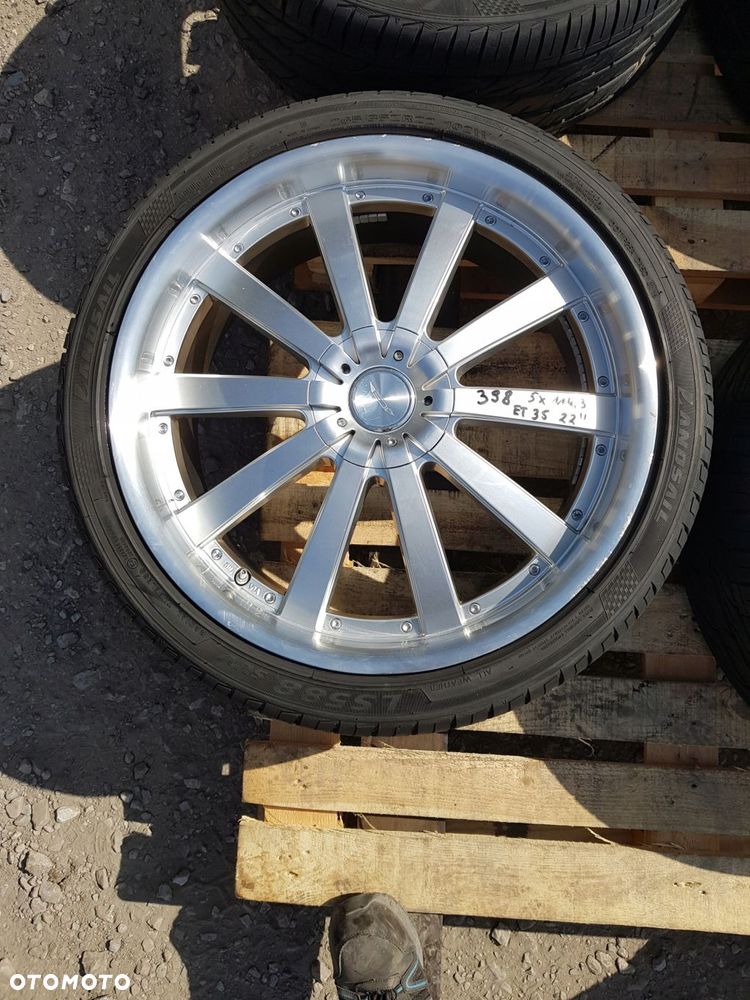 alufelgi koła c853 9.0''x 22'' 5x114.3 et 35 265/35 r22 - 6