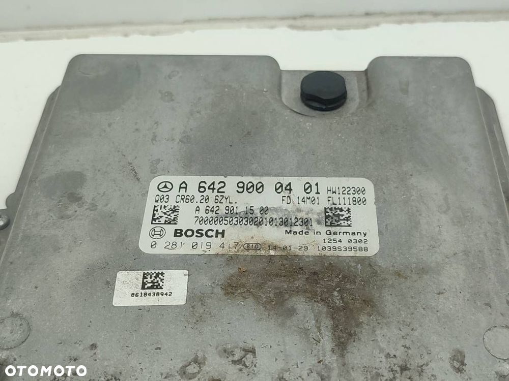KOMPUTER STEROWNIK SILNIKA 3.0 D MERCEDES W166 ML A6429000401 - 4