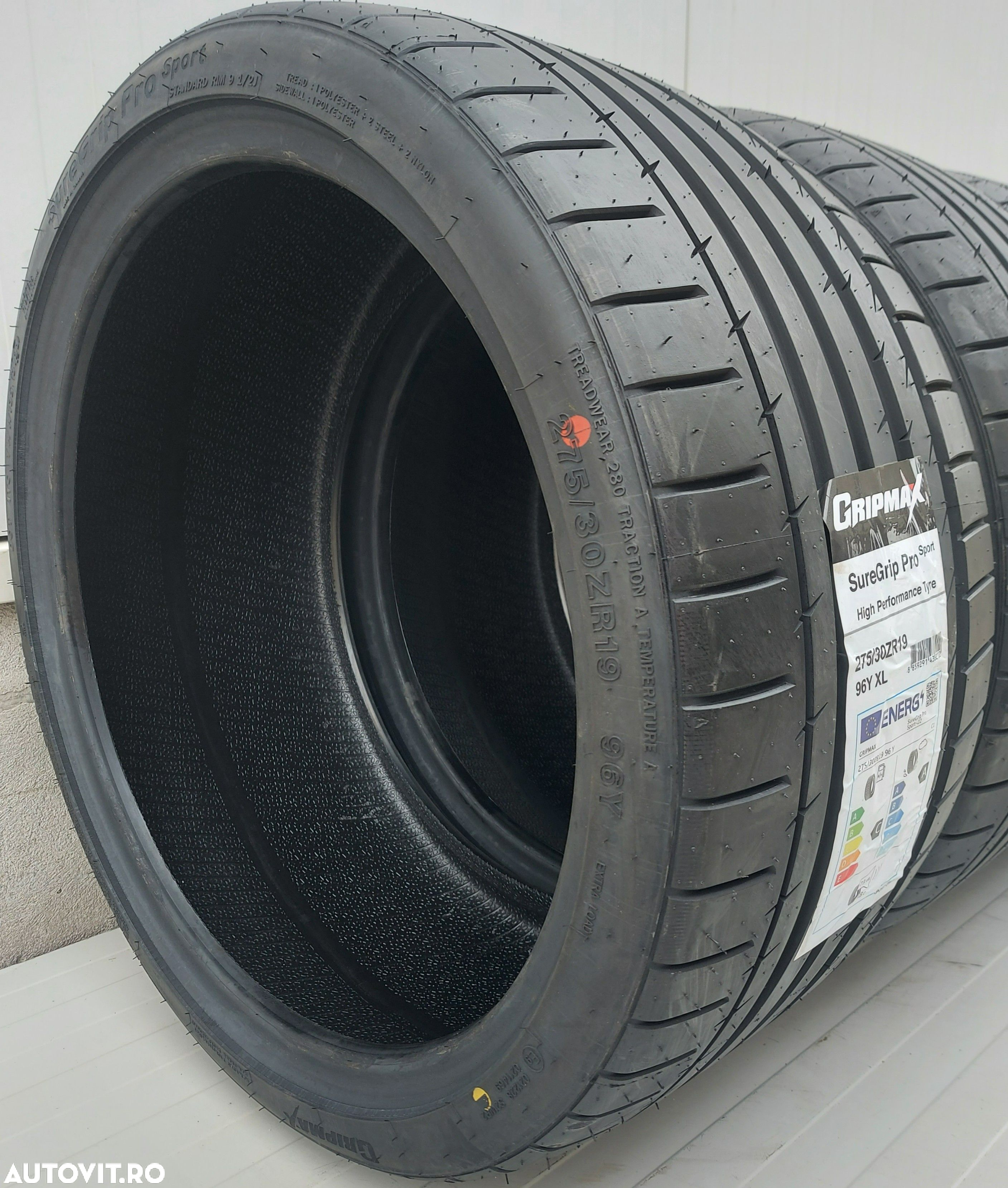 275/30 R19, 96Y XL, GRIPMAX,  SureGrip ProSport,  Anvelope de vara - 3
