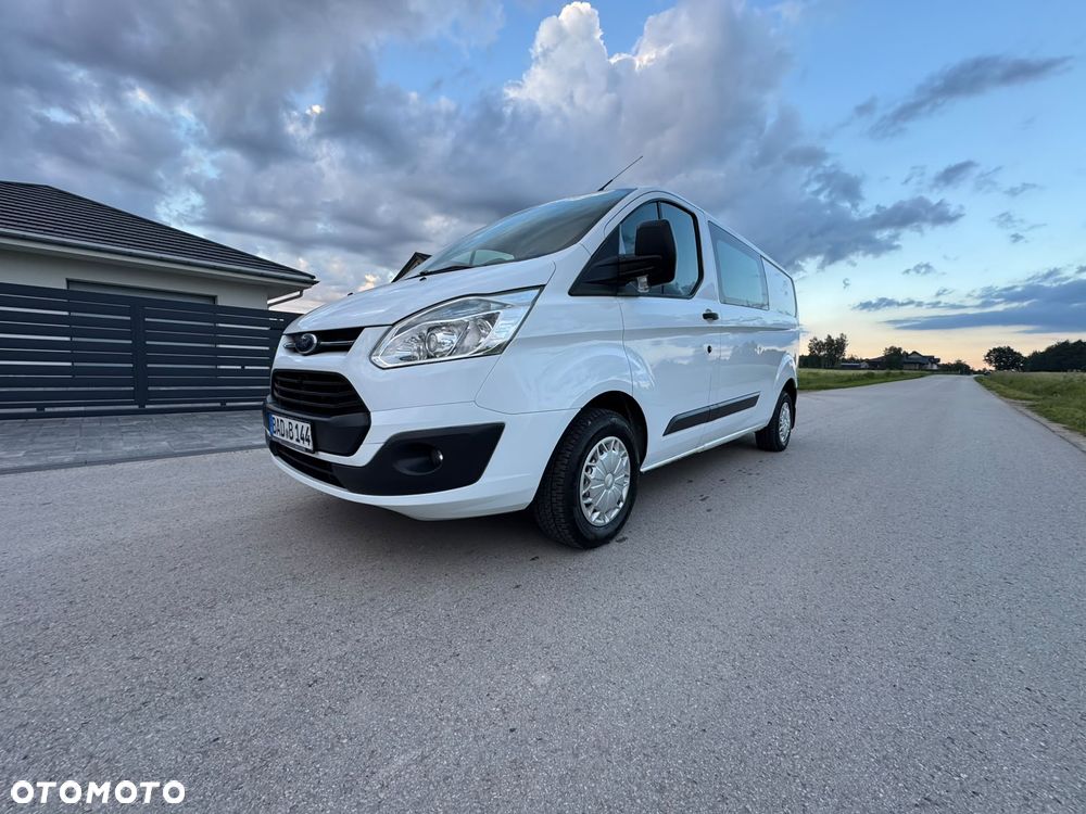 Ford TRANSIT CUSTOM LONG L2H1 Klima Elektryka Dubel Kabina 6os. Tempomat Brygadówka Serwis - 18