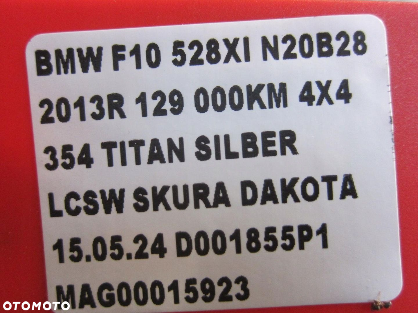 BMW 5 F10 N20 528I XDRIVE SKRZYNIA BIEGÓW AUTOMAT 24008601679 8601679 - 11