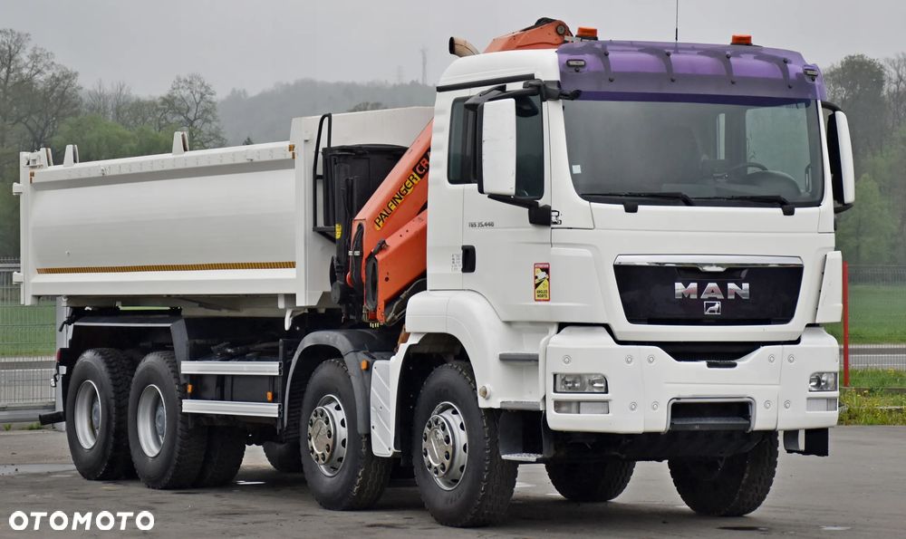 MAN TGS 35.440 * WYWROTKA 5,80 m + BORDMATIC * PK 15500 * 8x4 - 3