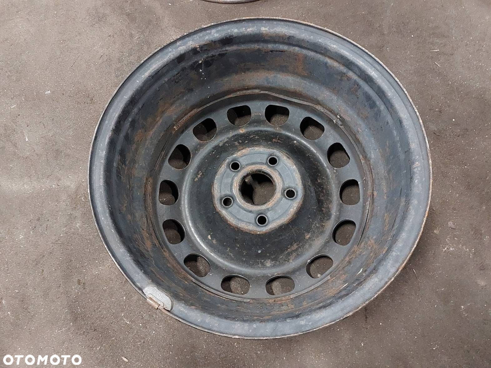 FELGA STALOWA 1 SZT 5x112 7Jx16 ET37 FI57,1 AUDI A4 B5 3B0601027F - 5