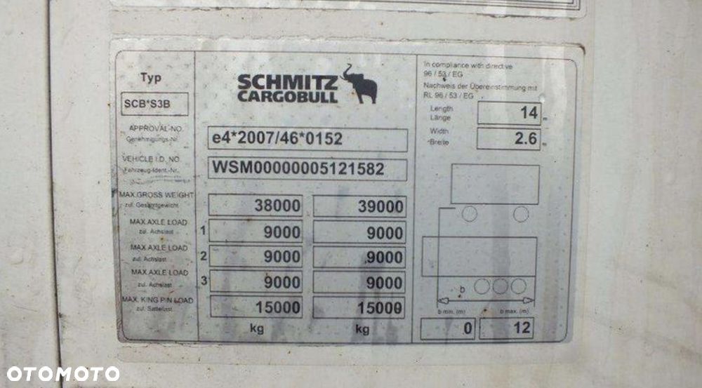 Schmitz Cargobull THERMO KING SLXe400 / DOPPELSTOCK / 7 CM GRUBA ŚCIANA / KOSZ PALETOWY / DRUKARKA / STANDARD WYSOKOŚĆ 2.65 M / PRODUKCJA 2014 ROK !! - 12