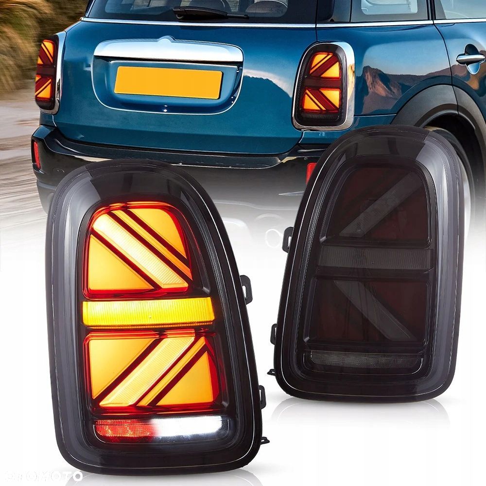 Lampy tyl ne kpl Led Dynamiczne Animacja Tuning Mini Countryman II 2 f60 17 - 1