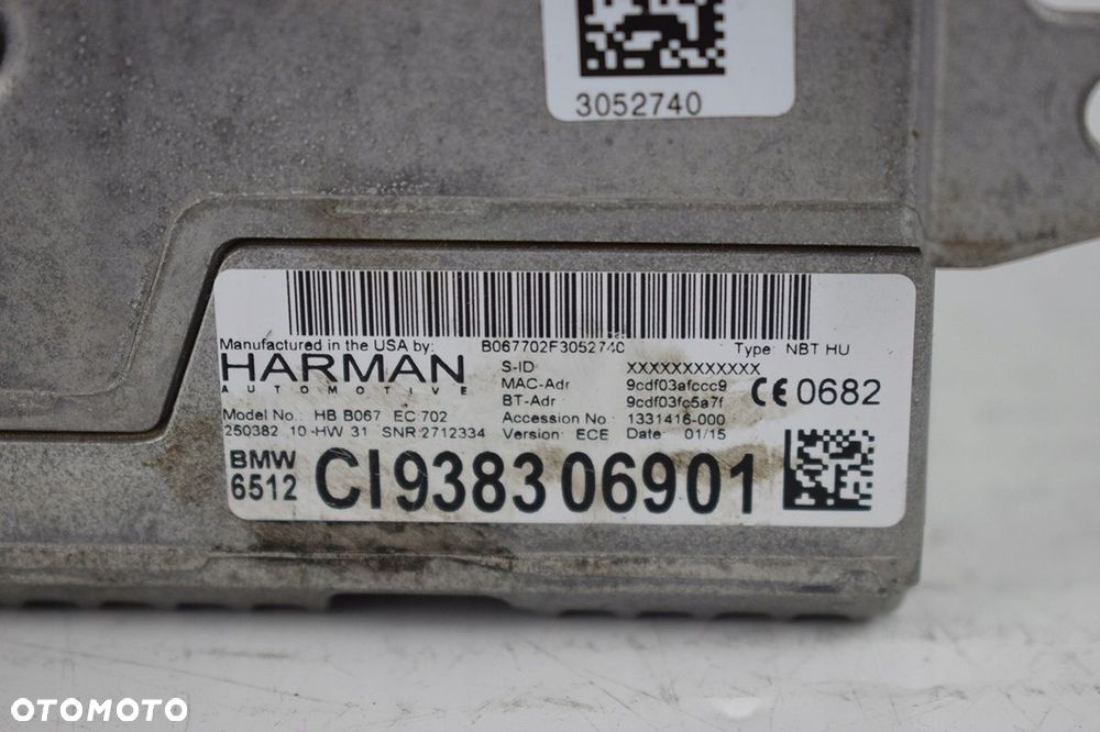 radio * nawigacja bmw 3 f30 ci938306901 - 4