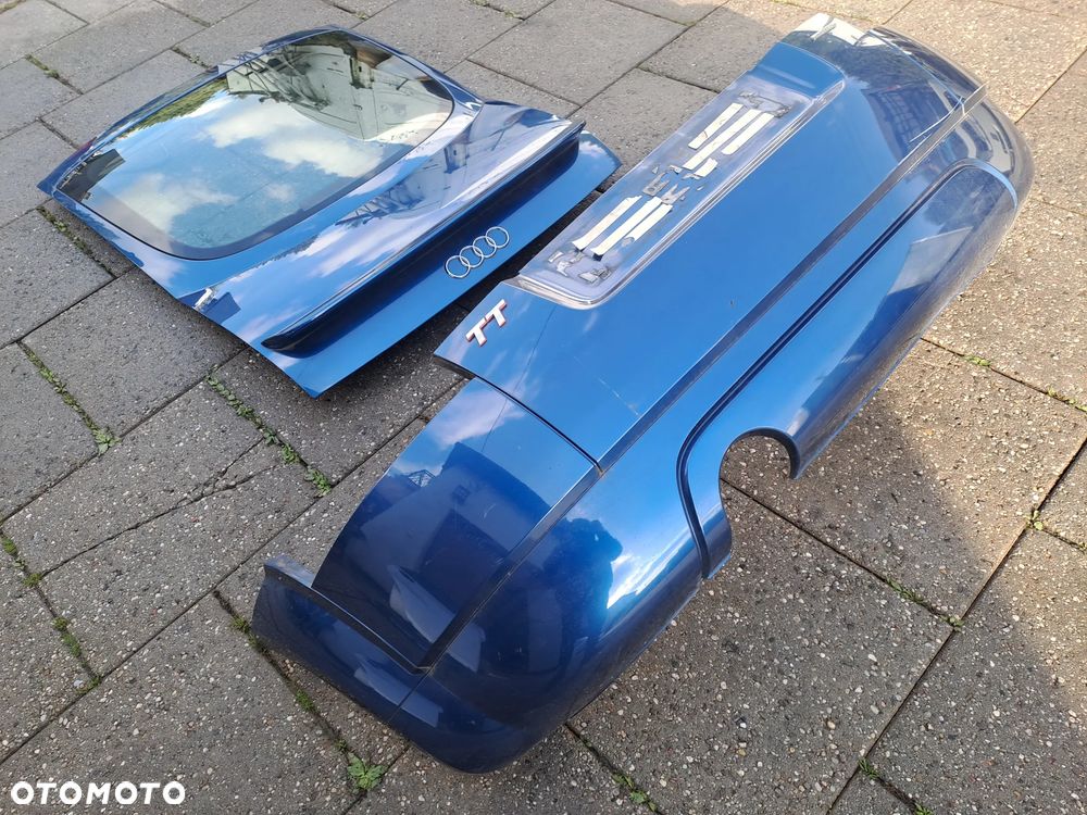 Audi TT 8N 1998-2006r. zderzak tylny klapa bagażnika maska z zawiasami drzwi kod lakieru LZ5C i inne - 1