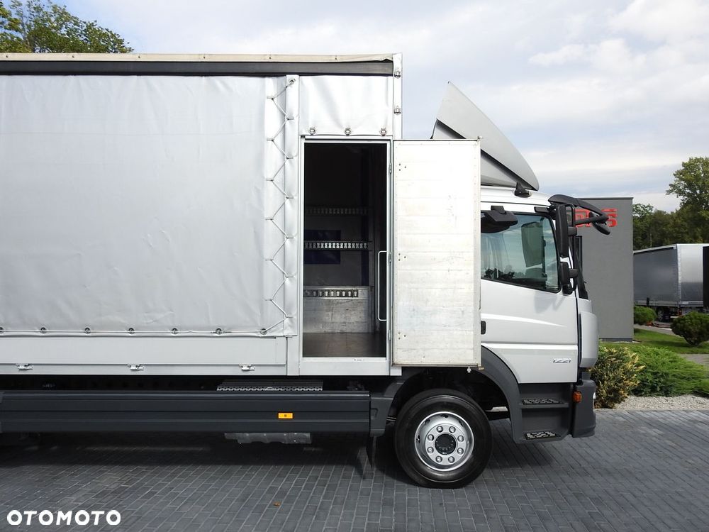 Mercedes-Benz ATEGO 1221 PLANDEKA WINDA 16 PALET WEBASTO KLIMATYZACJA PNEUMATYKA BLIŹNIACZE KOŁA  230KM - 17