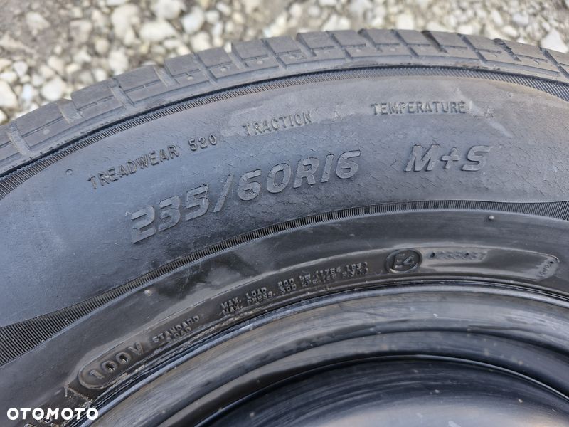 nissan x-trail t30 koło zapasowe 16" cali 235/60/r16 5x114.3 6,5j - 2