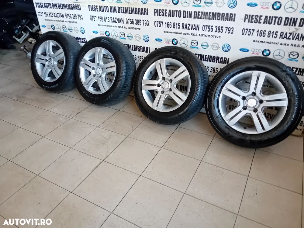 Jante Aliaj R15 Vw Golf 6 Touran Caddy Jetta 5x112 196/65R15 - 2