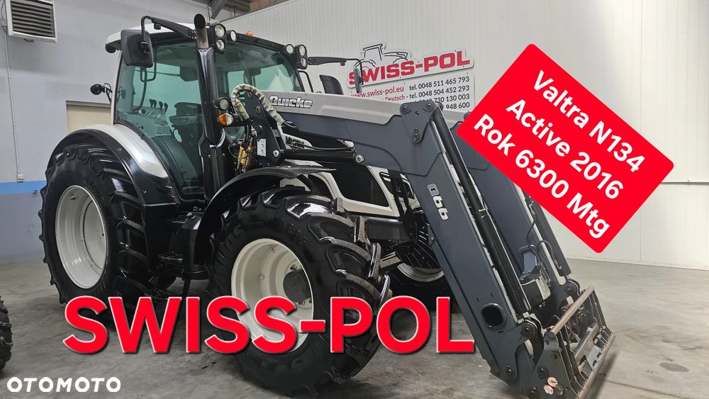 Valtra N134 Active  Ładowacz Quick  Transport  N104/N114e/N124/N134/N154e/N174 T133 T134 VERSU Ładowacz Quick 512 Vario Arion 530 john 6115M Case Maxxum Deutz 5120 - 1