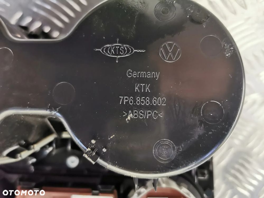VW TOUAREG 7P 10-18R DEKOR PANELU ŚRODKOWEGO ANGIELSKI 7P2863216 7P6858602 7P2713203A - 4