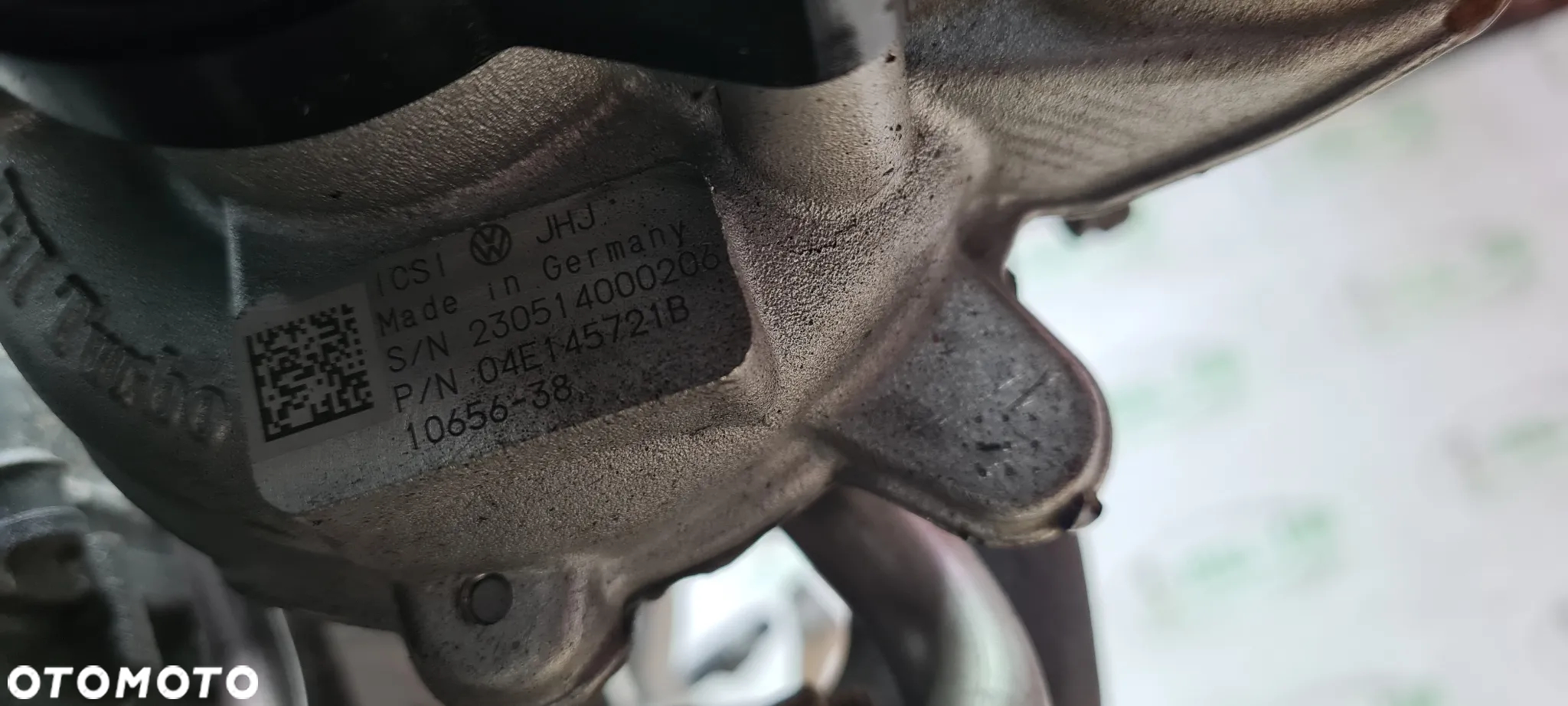 AUDI VW  04E145721B turbina turbosprężarka 11 KM  CHP SILNIK - 4