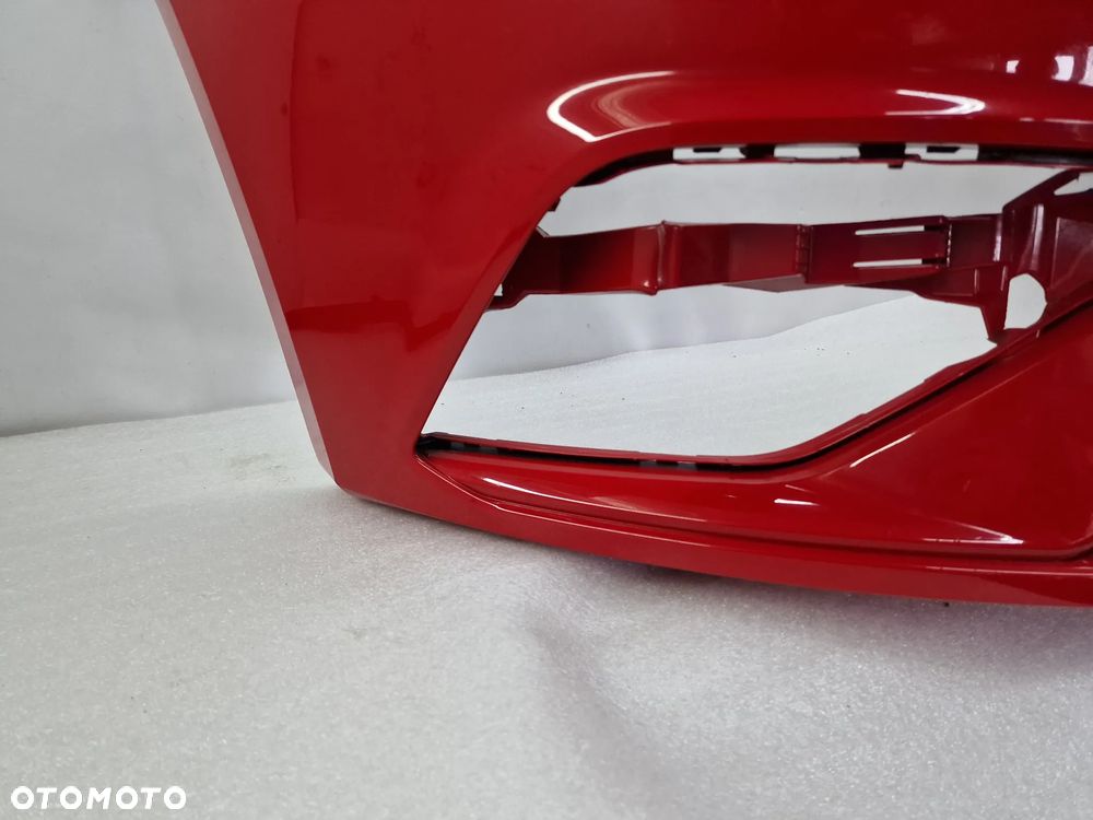 SEAT LEON 3 III 5F0 LIFT FR 16- KOMPLETNY ZDERZAK PRZEDNI PRZÓD + GRILL + KRATKA ŚRODKOWA , ŁADNY , KOLOR CZERWONY , NR 5F0807221AB / 5F0807221AJ , NR AUKCJI NZ971 - 4