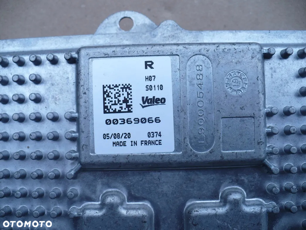 3008 II 5008 II 2008 II PRZETWORNICA MODUL LAMPY PR.00369066 LEW.00369062 H07 BEZ PRZEB.ORYGI. - 2