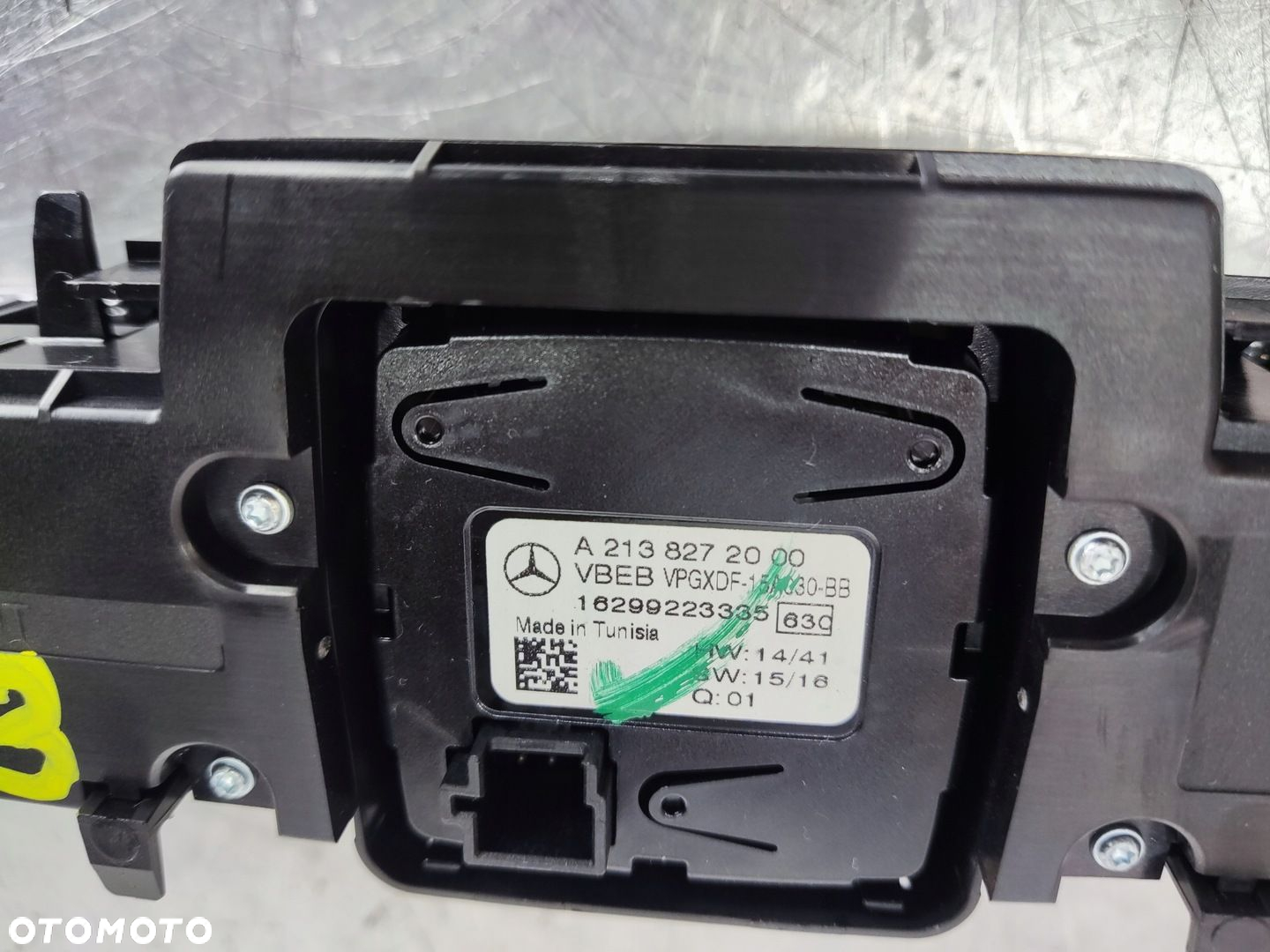 MERCEDES E KLASA W213 PRZEŁĄCZNIK RADIA PANEL NAVI ZEGAREK A2138272000 - 5