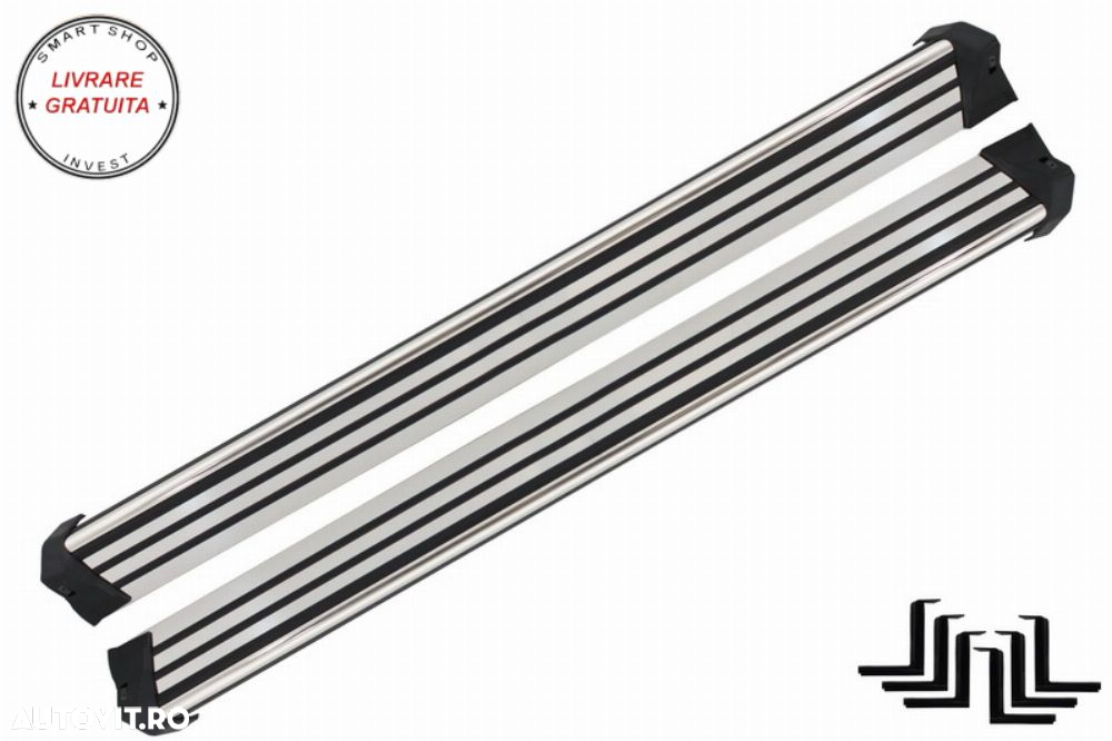 Praguri Trepte Laterale cu Prelungiri Aripi Extensii Aripi Mercedes G-Class W463 (- livrare gratuita - 2