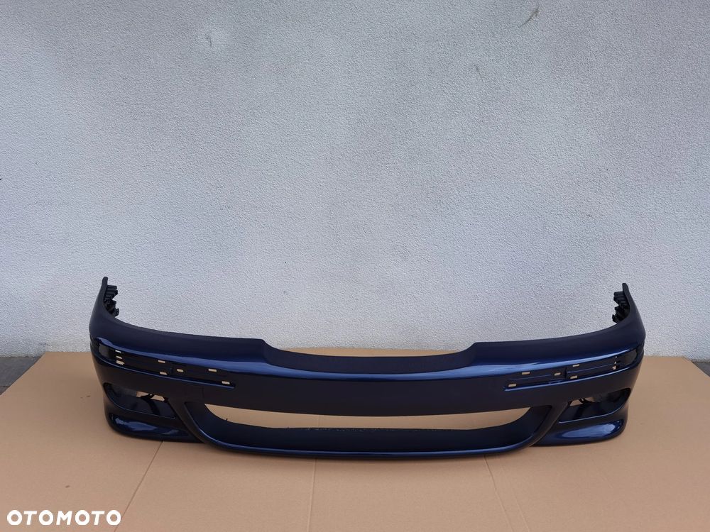 ZDERZAK BMW E39 M PAKIET BIARRITZBLAU PRZEDNI PRZÓD ORYGINALNY WYSYŁKA BDB