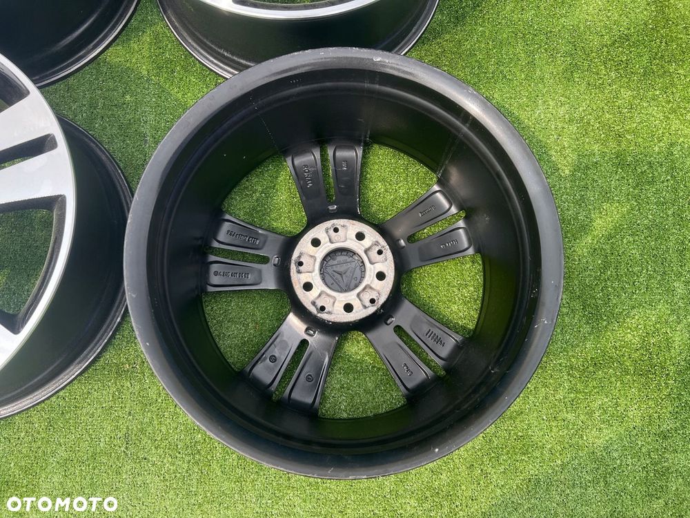 KOMPLET FELG FELGI ALU MERCEDES A246 A B KLASA VITO V 18 ET52 ORYGINALNE - 10