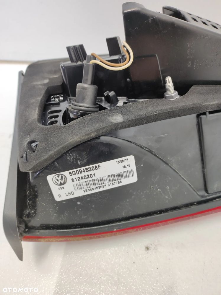 Lampa w klape prawa tył full led Volkswagen Golf VII 7 HB 5D - 7