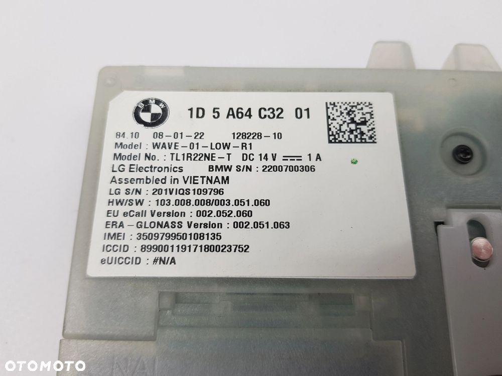 NOWY ORYGINALNY Sterownik Moduł nawigacji BMW 5A64C32 - 7