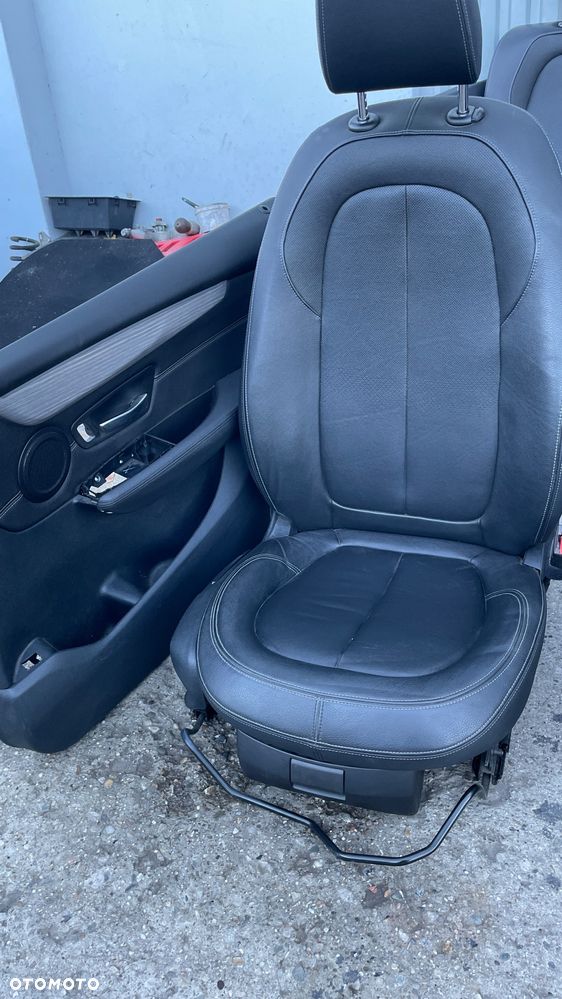 Bmw 2 active tourer f45 fotele kanapa boczki czarna tapicerka  skóra wentylowana - 2
