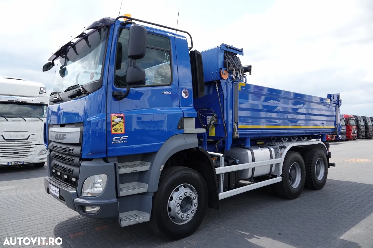 DAF CF 460 / 6x4 / BASCULANTE / HYDROBOARD / HYDROCLAP / EURO 6 / AN 2016 / PNEURI 100% / - 15