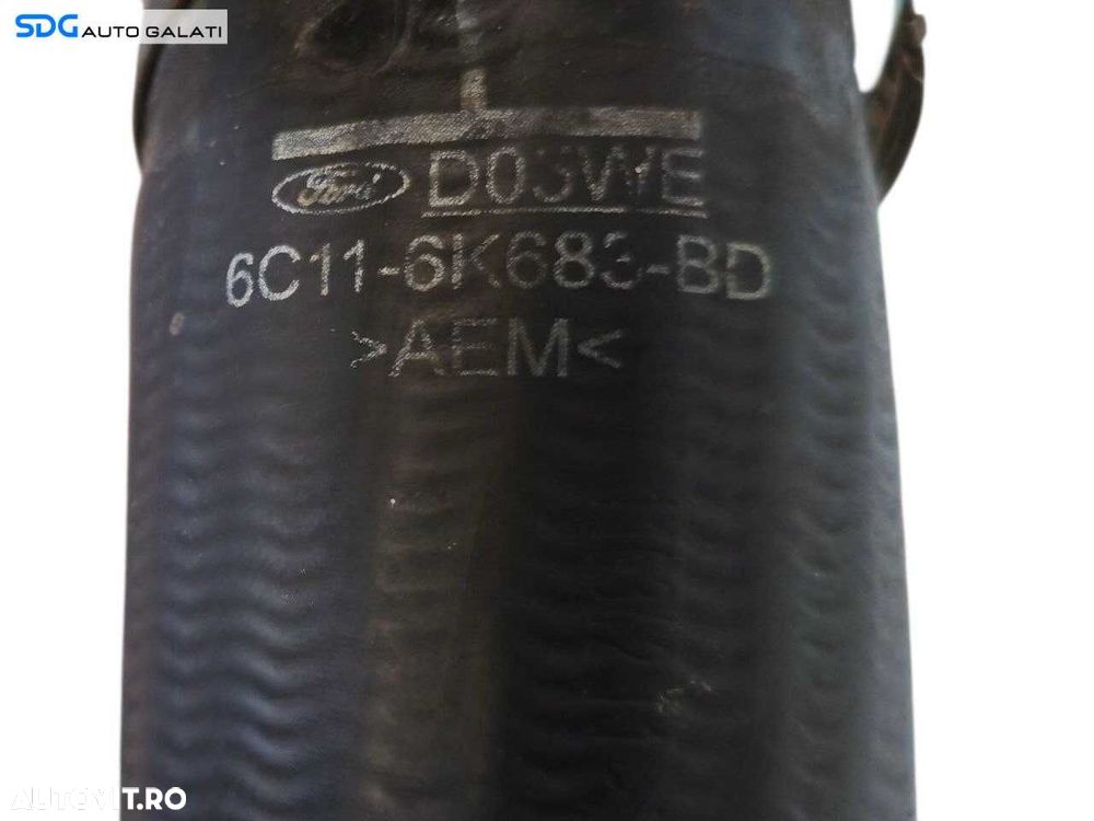 Furtun Conducta Presiune Aer Intercooler Ford Transit 2.4 TDCI 2006 - 2013 Cod 6C11-6K683-BD 4010994A [LR1731] - 6