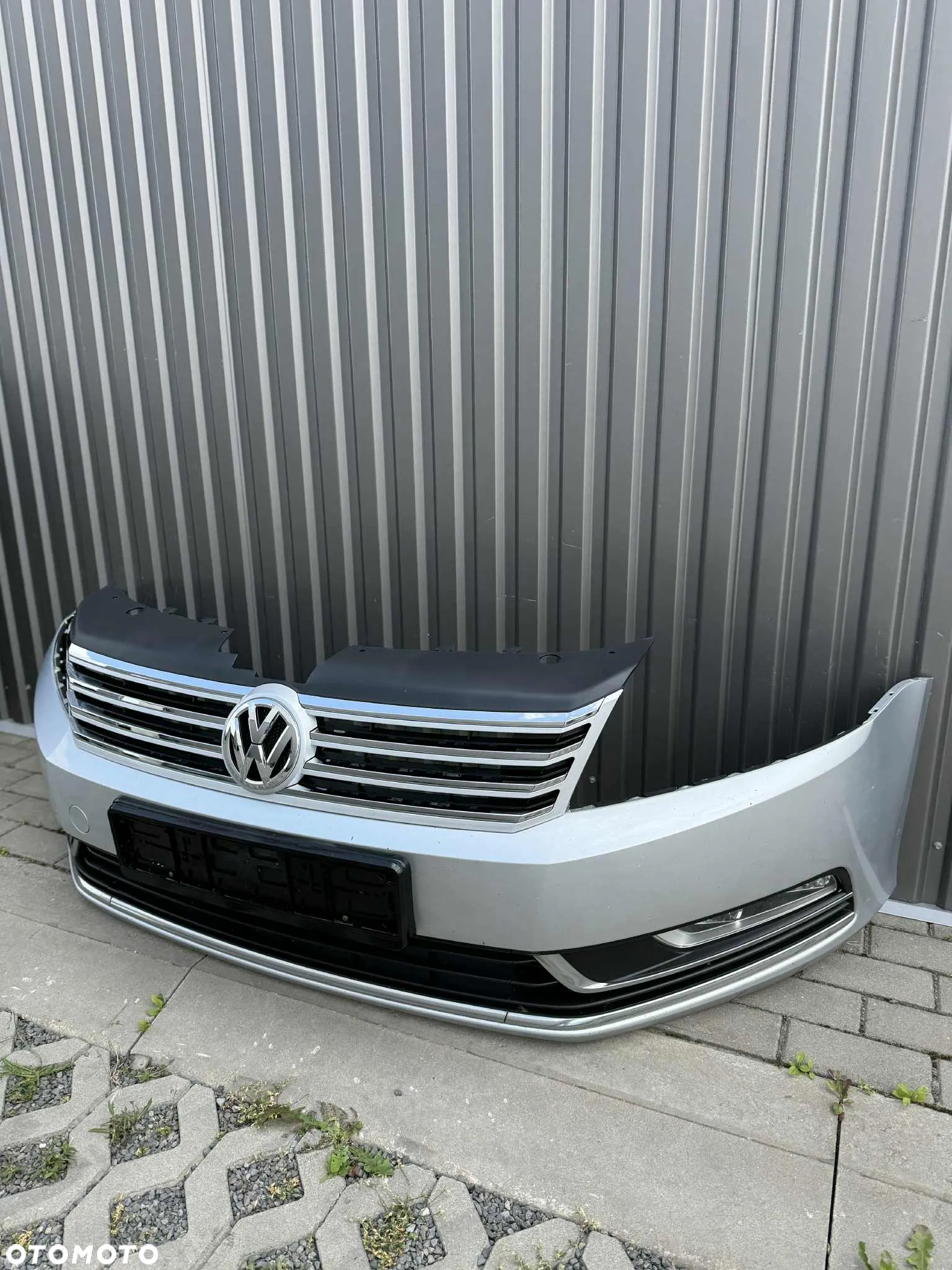 Vw Passat B7 Zderzak Przód Przedni Kompletny Halogeny LA7W Grill 10-14 - 7