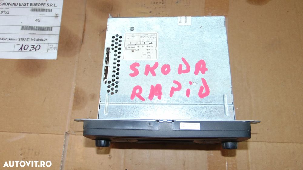 Radio CD Skoda Rapid 2 an 2012 - 3