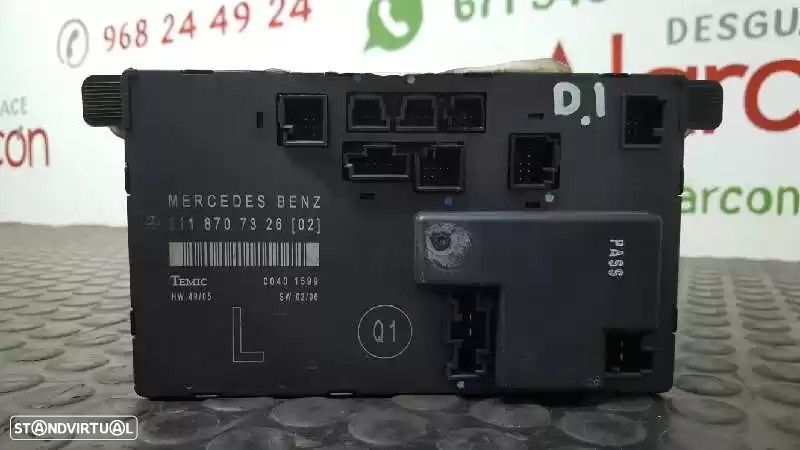 CENTRALINA FECHO MERCEDES-BENZ CLASSE E 2009 -A2118707326 - 1